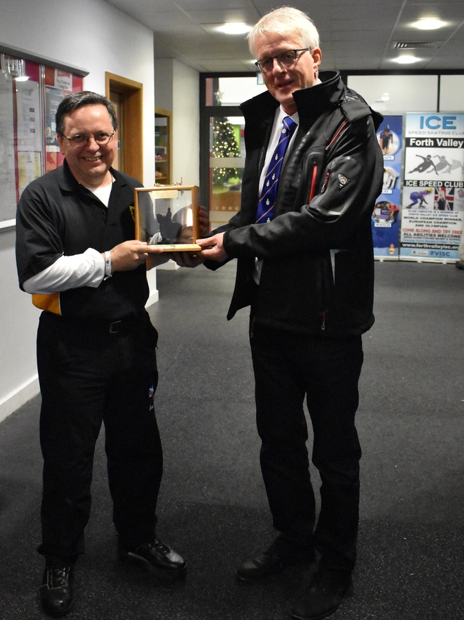 Presentation of trophy